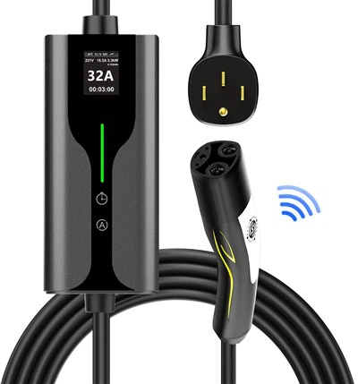 Carregador de vehicles elèctrics portàtils de Tesla NACS 32A 7KW